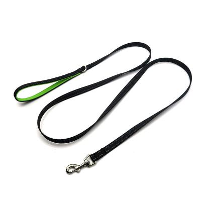 China Personalized Nylon Dog Leash with Soft Padded Comfortable 2 Handles Walking Leash for Medium Large and Small Dogs for sale