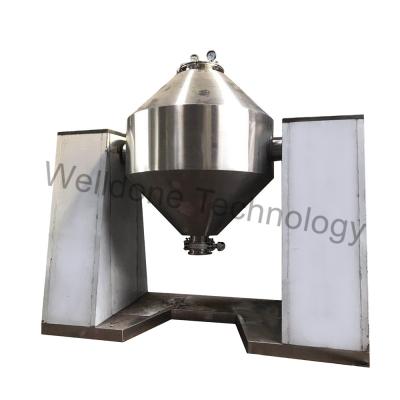 China Double Cone Powder Mixer Herbals Powder W Double Cone Paddle Mixer Powder zu verkaufen