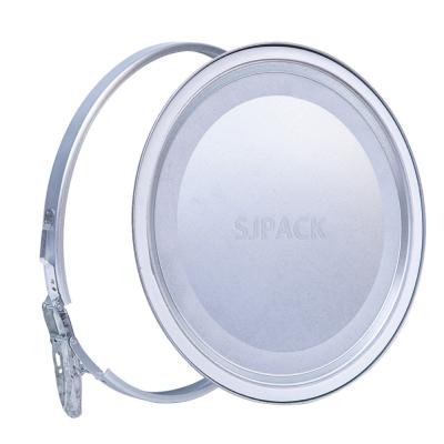 China Moisture Proof Sealed Drum Lids Galvanized Steel Cover For Fiber Drum for sale