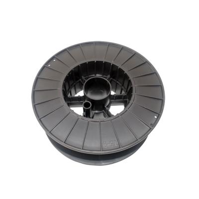 China 27Cm Black Plastic Spool Plastic Cable Reels Tangle Free Wire Storage Solution for sale