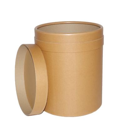 China 15gal 58L Paper Fiber Drum Pure Paper Cardboard Drum for sale