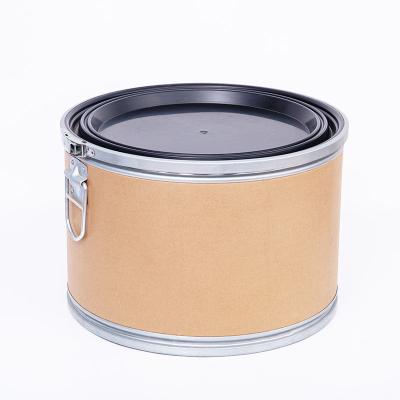 China Sturdy Recyclable Fiber Optic Cable Drum Fiber Shipping Barrels With Plastic Lid for sale