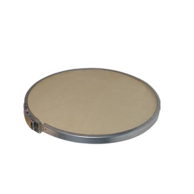 China 36 cm Fiber Drum Lids Plywood Lid Lasdraad Containers Voor Voedsel Drug Chemische opslag Te koop