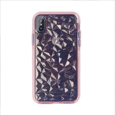 China The new shockproof model applies to Iphone X two color diamondstone case and anti-drop case for sale