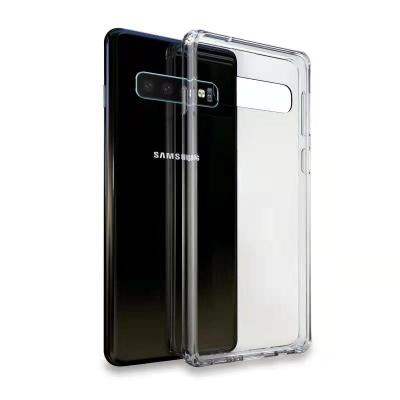 China Shockproof For Samsung S10 Cell Phone Bags And Cases Waterproof TPU+Tempered Glass Mobile Phone Accessories for sale