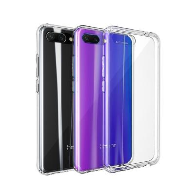 China Shockproof For Huawei Honor 10 Sublimation Blanks Tempered Glass Back Cover TPU+Tempered Glass Cell Phone Cases for sale