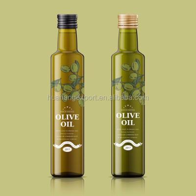 China Cooking Oil Trade Assurance Accept OEM 250ml 500ml Olive Oil Glass Bottle With Screw Canister Lid for sale