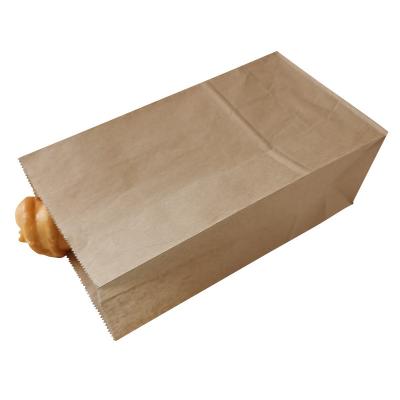 China Recycled Materials Manufacturers Wholesale Stand Up Pouch Brown Kraft Paper Bag For Sandwich for sale