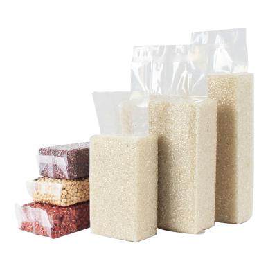 China Custom Heat Seal Laminated Vacuum Plastic Rice Bag Packaging Moisture Proof for sale