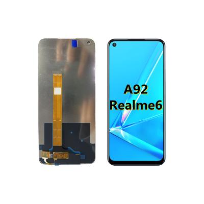 China TFT LCD Display Mobile Phone Display Folder Show LCD Touch Screen Reset Flash Screen For OPPO A92 Realme6 for sale