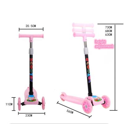 China Adjustable Handlebar Height chinese hot sale free shipping 3 4 big wheel off-road mobility  drift foot kids tricycle scooter with removable seat suitcase for sale