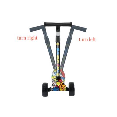 China Adjustable Handlebar Height Warehouse Dropshipping Foot Children'S Baby Scooter Foldable Kids Electric Children Stand Scooters for sale