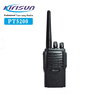 China Kirisun PT5200 5/4W Li-poly 16 Channel Output Power 1200mAh Professional Handheld Two Way Radio (Standard) for sale