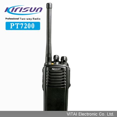 China Professional Output Power UHF or Kirisun PT7200 5w Li-poly 16 Channel Security Equipment VHF Radio 1200mAh (Standard) for sale