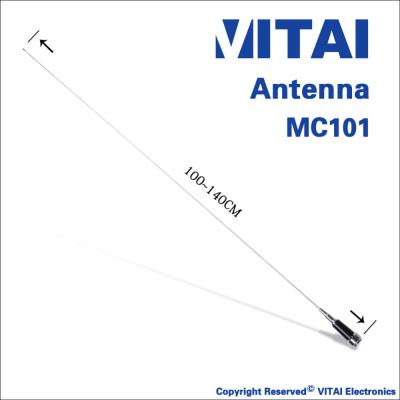 China VITAI MC101 134-174MHz 200W Wireless Equipment Antenna Supply OEM Service 3.4dBi High Gain Antenna MC101 for sale