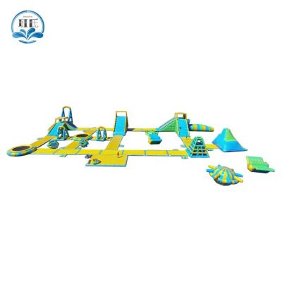 China China Manufacturer Waterproof PVC Water Obstacle Course Summer Games Aquapark Material Floating Inflatable Water Park for sale