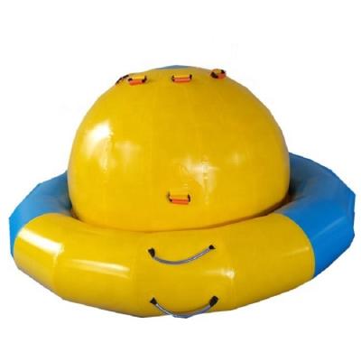 China 0.9mm PVC Tarpaulin Customized Hot Selling Saturn PVC Inflatable Water Floating Toys For Kids for sale