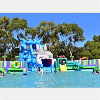 China Entertainment Guangzhou Manufacturer Large Inflatable Aqua Park Water Amusement Park Ground Outdoor Water Park for sale