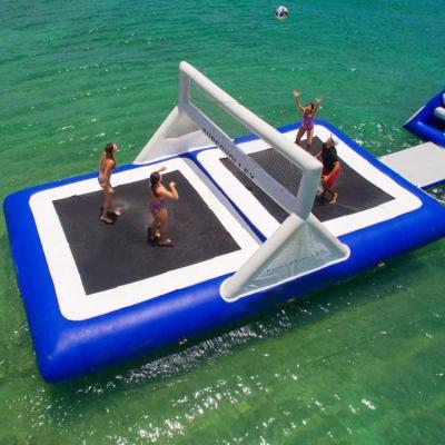 China Super Waterproof Inflatable Field Beach Beach Volleyball Games Water Park Inflatable Volleyball Court for sale