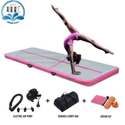 China Wholesale Waterproof Gymnastics Air Track Inflatable Square Equipment Tumble Track Air Mat For Sale for sale