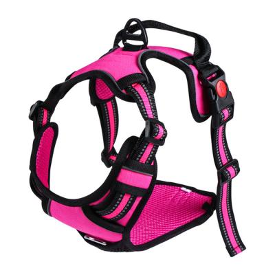 China Pet Reflective Vest Easily Controls Pet Chest Belt Traction Rope for sale