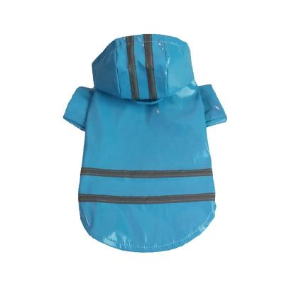 China Sustainable Pet Suppliers Wholesale Reflective Lightweight Outdoor Raincoat Raincoat Four-legs For Dogs for sale