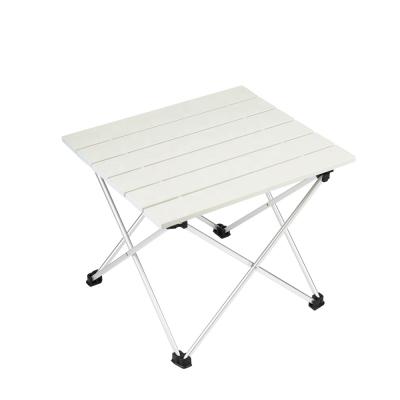 China KingGear Modern Aluminum Table Camping Ultralight 3 Size Compact Aluminum Folding Roll Up Table Camping With Carry Bag for sale