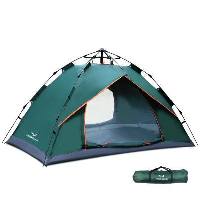 China Camouflage Automatic Pop Up Game KingGear Pop Up Tent Waterproof Camping Pop Up OutdoorTent for sale