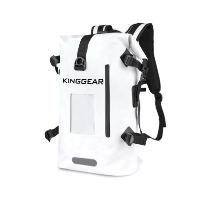 China 500D KingGear PVC Outdoor Camping Swimming Swimming Kayaking Bicycle Cycling 500D PVC Laptop Dry Bag Waterproof Backpack for sale