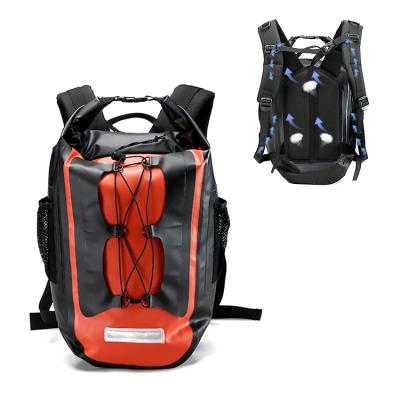 China 500D PVC Fashion Design KingGear Hiking Bicycle Cycling 500D PVC Laptop Bags Dry Backpack for sale