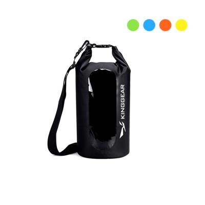 China Stomized Large PVC Backpack Lightweight Waterproof Dry Bag Storage Travel Beach Swimming Bags for sale