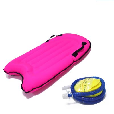 China KingGear Inflatable Bodyboard Inflatable Surfboard Light Weight Swimming Inflatable Floating Board For Kids for sale