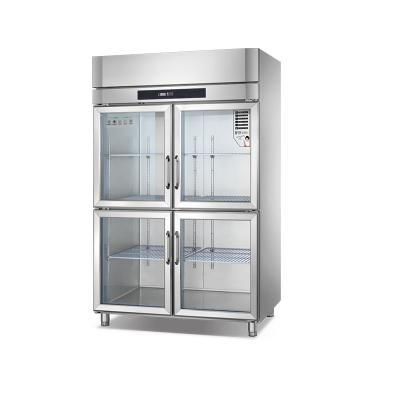 China Commercial Single-temperature Glass Door Kitchen Fridge Vegetable Price Built-in Refrigerator Subzero Good In Pakistan for sale