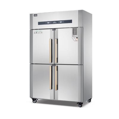 China Single-temperature Restaurant Commercial Refrigerator Kitchen Freezer 4 Door Professional Fridge Refrigerator for sale