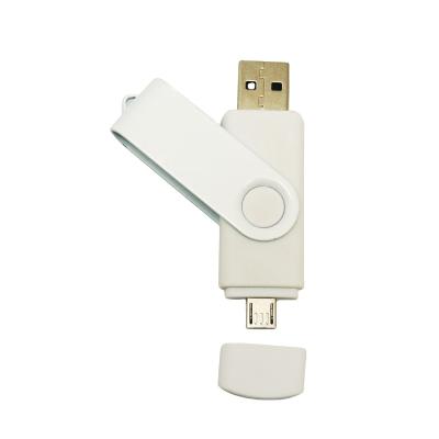 China Custom Plastic USB Min PenDrive 8GB 16GB 32GB 64GB Metal OTG USB Flash Drive For Phones for sale