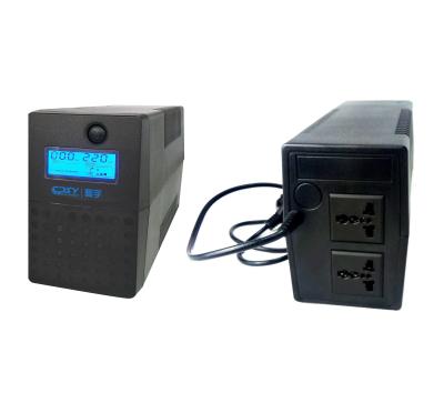 China Mini Small 12V 7Ah Line Interactive Ups Online Power Supply 800VA 480W for sale