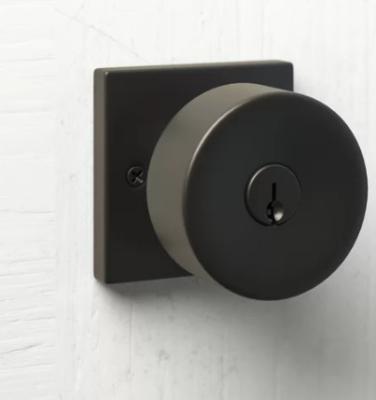 China Hot Selling American Modern Fancy Matte Black Door Knob Door Knob Lock Set for sale