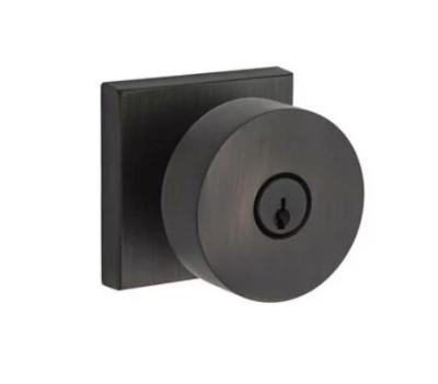 China Household Door Locks Matt Modern Design Black Door Knob Round Lock Function For Interior Doors for sale