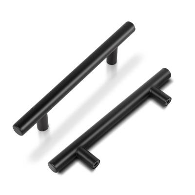 China Modern Matte Black Cabinet Handles Gold Brass Furniture Pulls Long Handle Kitchen Cabinet Cupboard Door Pulls Drawer Knobs for sale