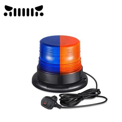 China Red and Blue Flashing Warning Light for School Bus and Ambulance Car 72 LED Strobe Light 12-80v All for sale