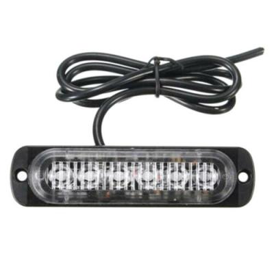 China Truck / Van Plastic Body Side 12 - 24 v 6 Led New 18w Warning Light Blow Flash Flashing for sale