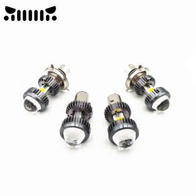 China BA20D H4 P15D HS5 LED Light Bulbs Aluminum Height Low Beam 6000K Motorcycle Scooter ATV Accessories Condensing Len for sale