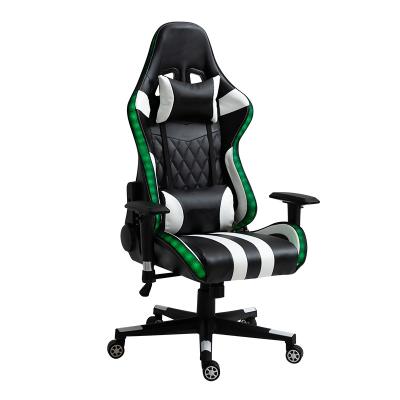 China Manufacturer Direct Sale High Back Swivel Computer Desk RGB Rotating Led Gaming Chair for sale