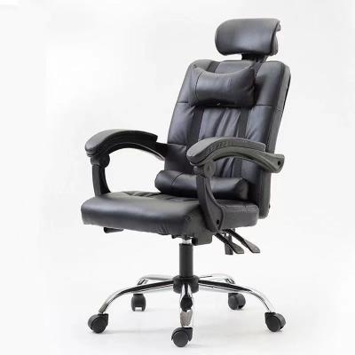 China Manufacturers(Height)Manufacturers Cheap Staff Task Adjustable Computer Desk Swivel Leather Office Chairs for sale