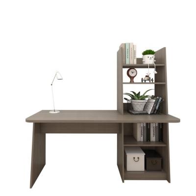 China Multifuctional Popular Style Multifunctional Computer Table Desk with Shelves Study Table Computer Desk for sale