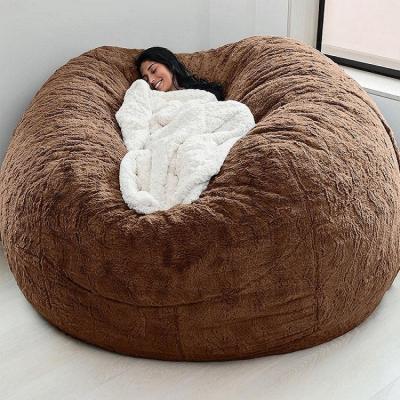 China Giant Rotating Bean Bag Chair Large filled with fur foam for sale