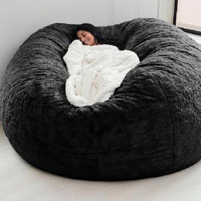 China Luxury Soft Cotton Spinning Large Memory Bean Bag Chair With Beans Filled Living Room Sofa Bean Bag Bed for sale