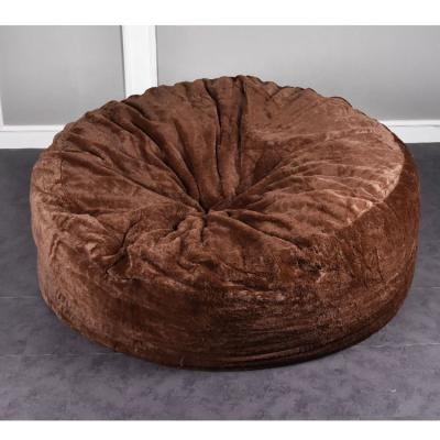 China Memory Cotton Big Bean Bag Soft Cover Living Room Giant Spin Bean Bag Sofa Chairs for sale