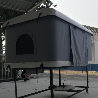 China China factory direct sale good quality 2 or 3 person truck hard roof top tent straight bracing type for sale