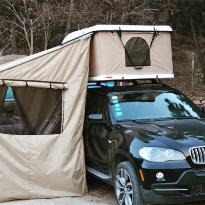 China Outdoor Travel Hiking Camping 2 Person 4WD Shell Auto Car Roof Top Hard Tent for Camping and Hiking for sale